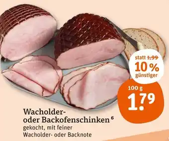 tegut Wacholder- oder backofenschinken Angebot