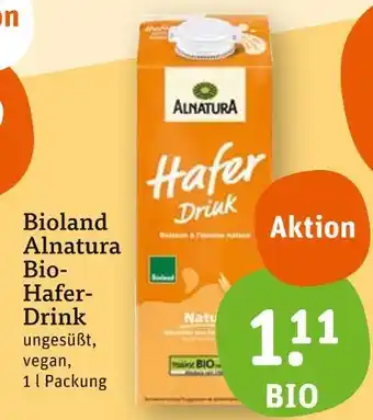 tegut Alnatura hafer drink Angebot