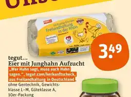 tegut Tegut... eier mit junghahn aufzucht Angebot