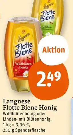 tegut Langnese flotte biene honig Angebot