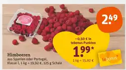 tegut Himbeeren Angebot