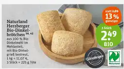 tegut Herzberger naturland bio-dinkelbrötchen Angebot