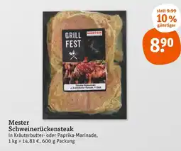 tegut Mester schweinerückensteak Angebot
