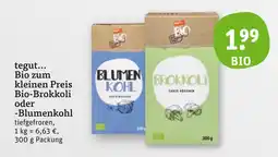 tegut Tegut... bio-brokkoli oder -blumenkohl Angebot