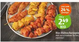 tegut Bio bio-hähnchenspieß Angebot