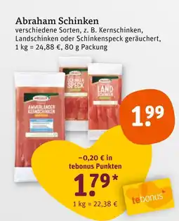 tegut Abraham schinken Angebot