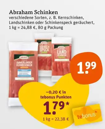 tegut Abraham schinken Angebot