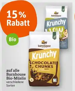 tegut Barnhouse krunchy chocolate chunks oder krunchy low sugar Angebot