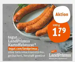 tegut Landprimus kartoffelwurst Angebot