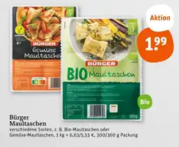 tegut Bürger maultaschen Angebot
