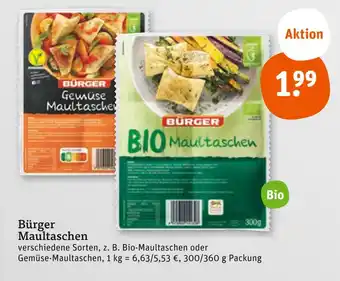 tegut Bürger maultaschen Angebot