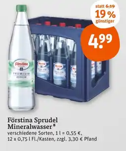 tegut Förstina sprudel mineralwasser Angebot
