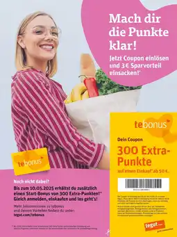 tegut Tebonus dein coupon Angebot