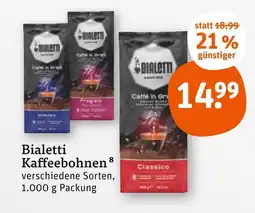 tegut Bialetti kaffeebohnen Angebot