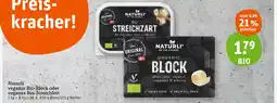 tegut Naturli veganer bio-block oder veganes bio-streichfett Angebot