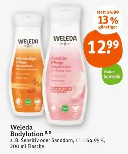 tegut Weleda bodylotion Angebot