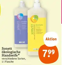 tegut Sonett ökologische handseife Angebot