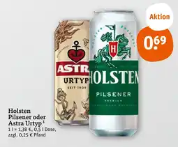 tegut Astra, holsten pilsener oder urtyp Angebot