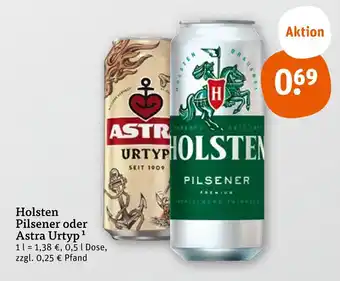 tegut Astra, holsten pilsener oder urtyp Angebot