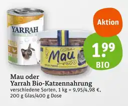 tegut Mau mau oder yarrah bio-katzennahrung Angebot