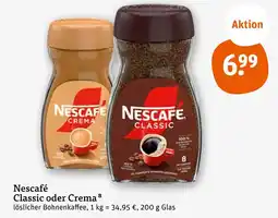 tegut Nescafé classic oder crema Angebot