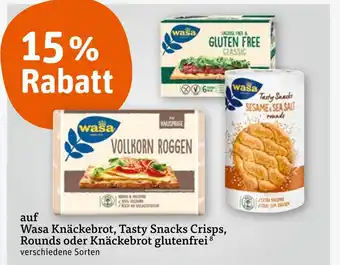 tegut Wasa 15 % rabatt Angebot