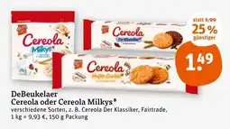 tegut Debeukelaer cereola oder cereola milkys Angebot