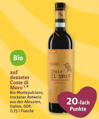 tegut Demeter coste di moro Angebot