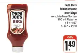 nah & gut Papa joe's feinkostsauce oder mayo Angebot