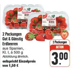 nah & gut Gut & günstig erdbeeren Angebot