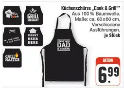 nah & gut Küchenschürze cook & grill Angebot