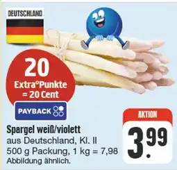 nah & gut Spargel weiß/violett Angebot