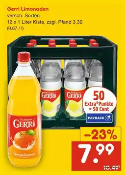 Netto Marken-Discount Gerri limonaden Angebot
