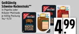 Edeka Gut&günstig schweine-nackensteaks Angebot