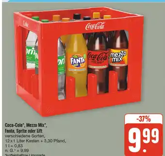 nah & gut Coca-cola coca-cola, mezzo mix, fanta, sprite oder lift Angebot
