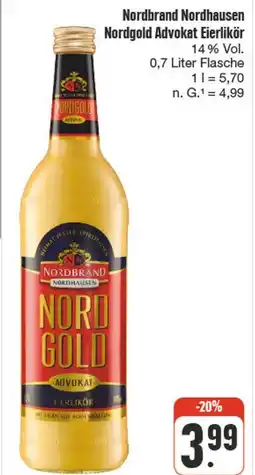 nah & gut Nordbrand nordhausen nordgold advokat eierlikör Angebot