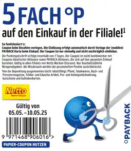 Netto Marken-Discount Netto marken-discount 5 fach op auf den einkauf in der filiale Angebot
