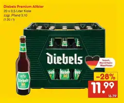 Netto Marken-Discount Diebels premium altbier Angebot
