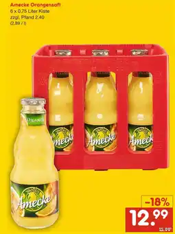 Netto Marken-Discount Amecke orangensaft Angebot