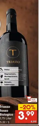 Netto Marken-Discount Triasso rosso biologico Angebot