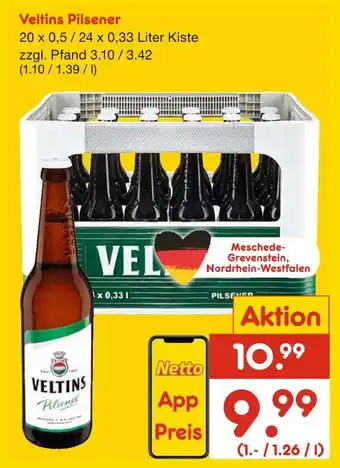 Netto Marken-Discount Veltins pilsener Angebot
