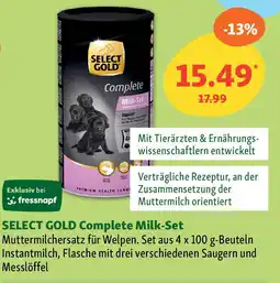Fressnapf SELECT GOLD Complete Milk-Set Angebot