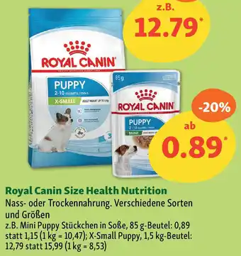 Fressnapf Royal Canin Size Health Nutrition Angebot