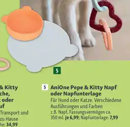 Fressnapf AniOne Pepe & Kitty Napf oder Napfunterlage Angebot