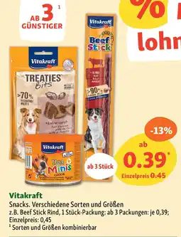 Fressnapf Vitakraft Snacks. Angebot