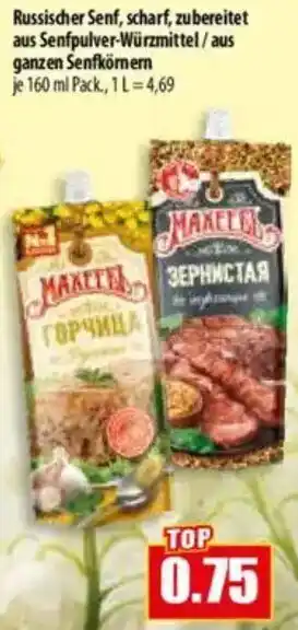 Mix Markt Russischer Senf, scharf, zubereitet Angebot