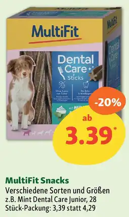 Fressnapf MultiFit Snacks Angebot