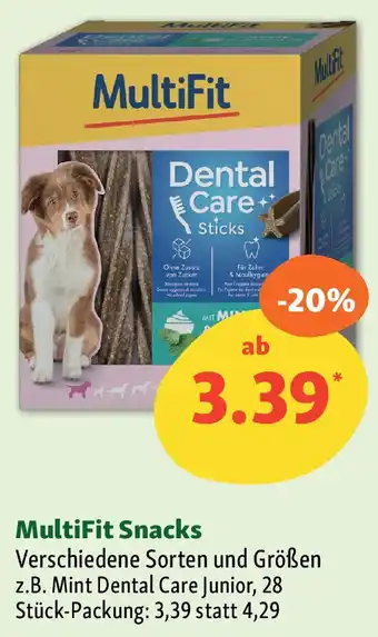 Fressnapf MultiFit Snacks Angebot