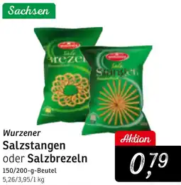 KONSUM Wurzener Salzstangen oder Salzbrezeln Angebot