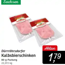KONSUM Dürrröhrsdorfer Kalbsbierschinken Angebot